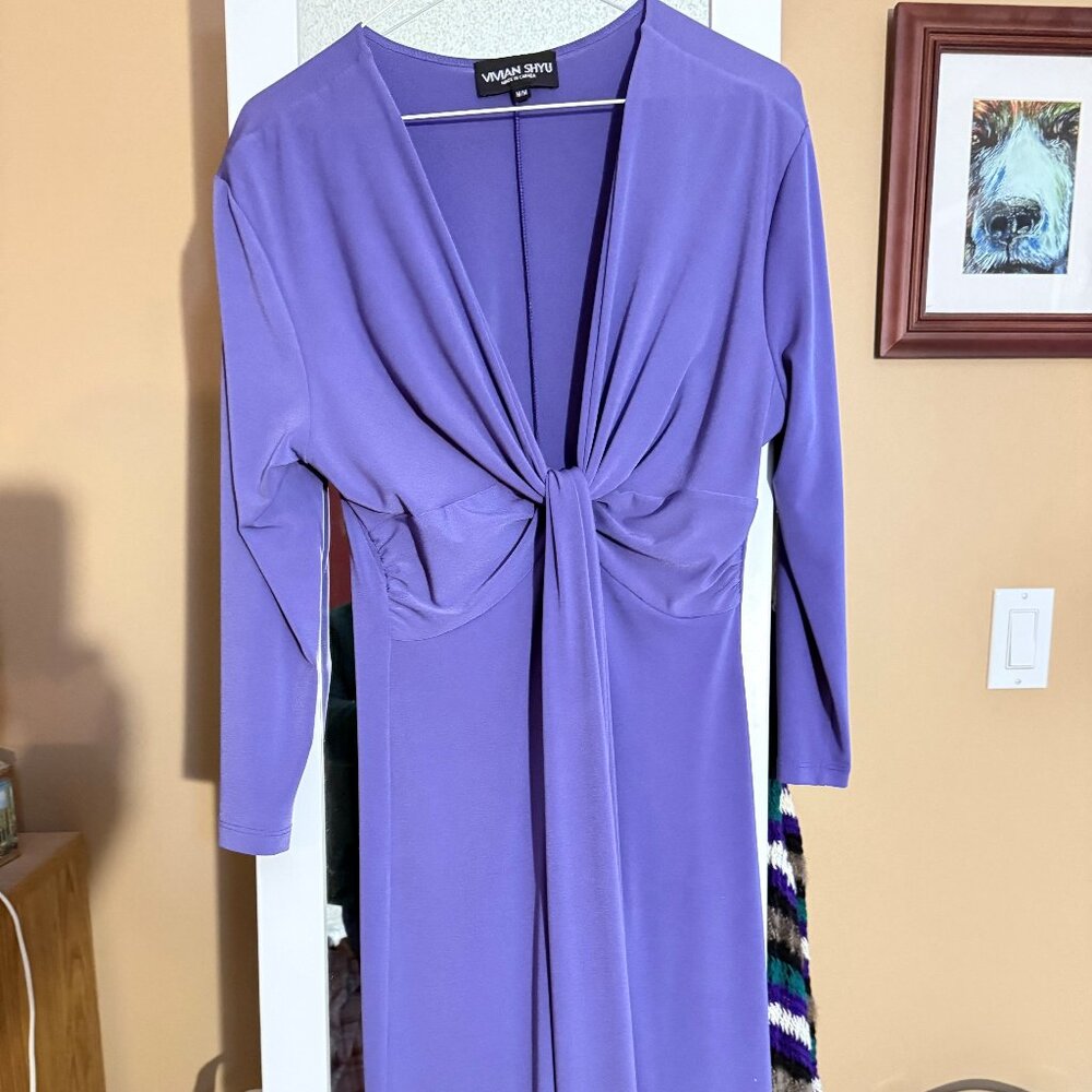 Vivian Shyu Elegant purple dress